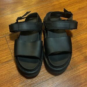 Dr. Martens Black Sandals